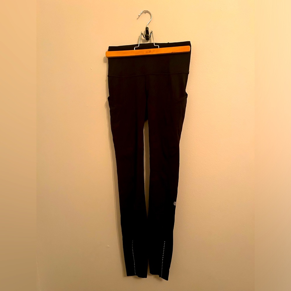 Lululemon Pants Womens 2 Black Fast Free High Rise Tight 28" Non Reflective